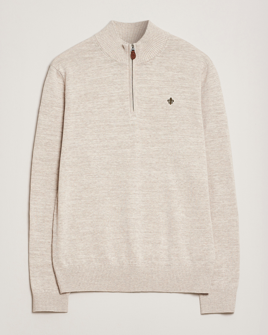 Men | Sweaters & Knitwear | Morris | Randall Half Zip Khaki