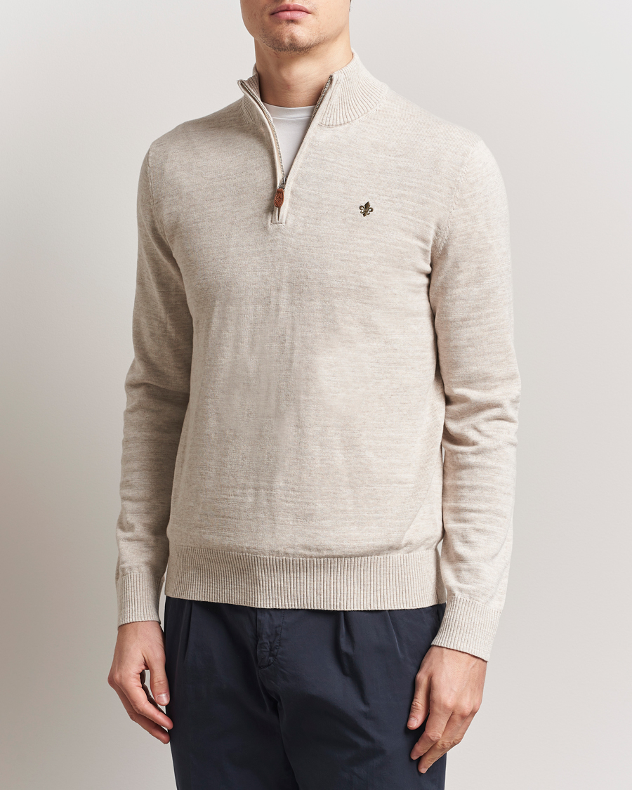 Men | Sweaters & Knitwear | Morris | Randall Half Zip Khaki