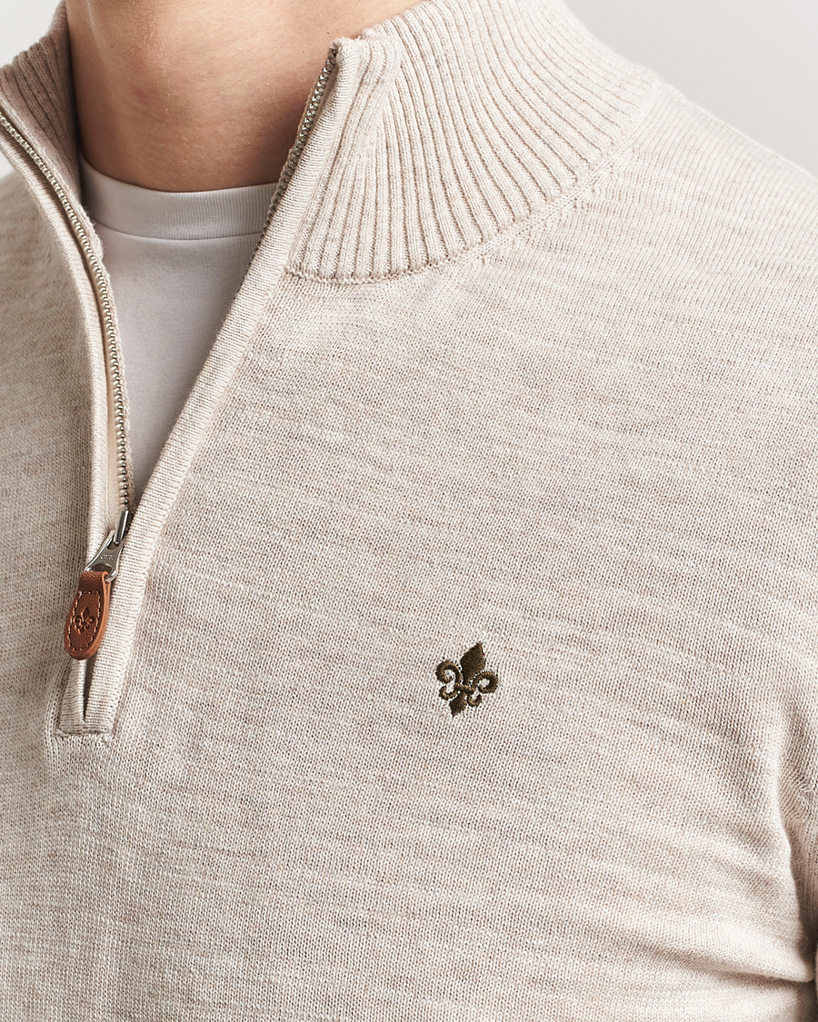 Men | Sweaters & Knitwear | Morris | Randall Half Zip Khaki