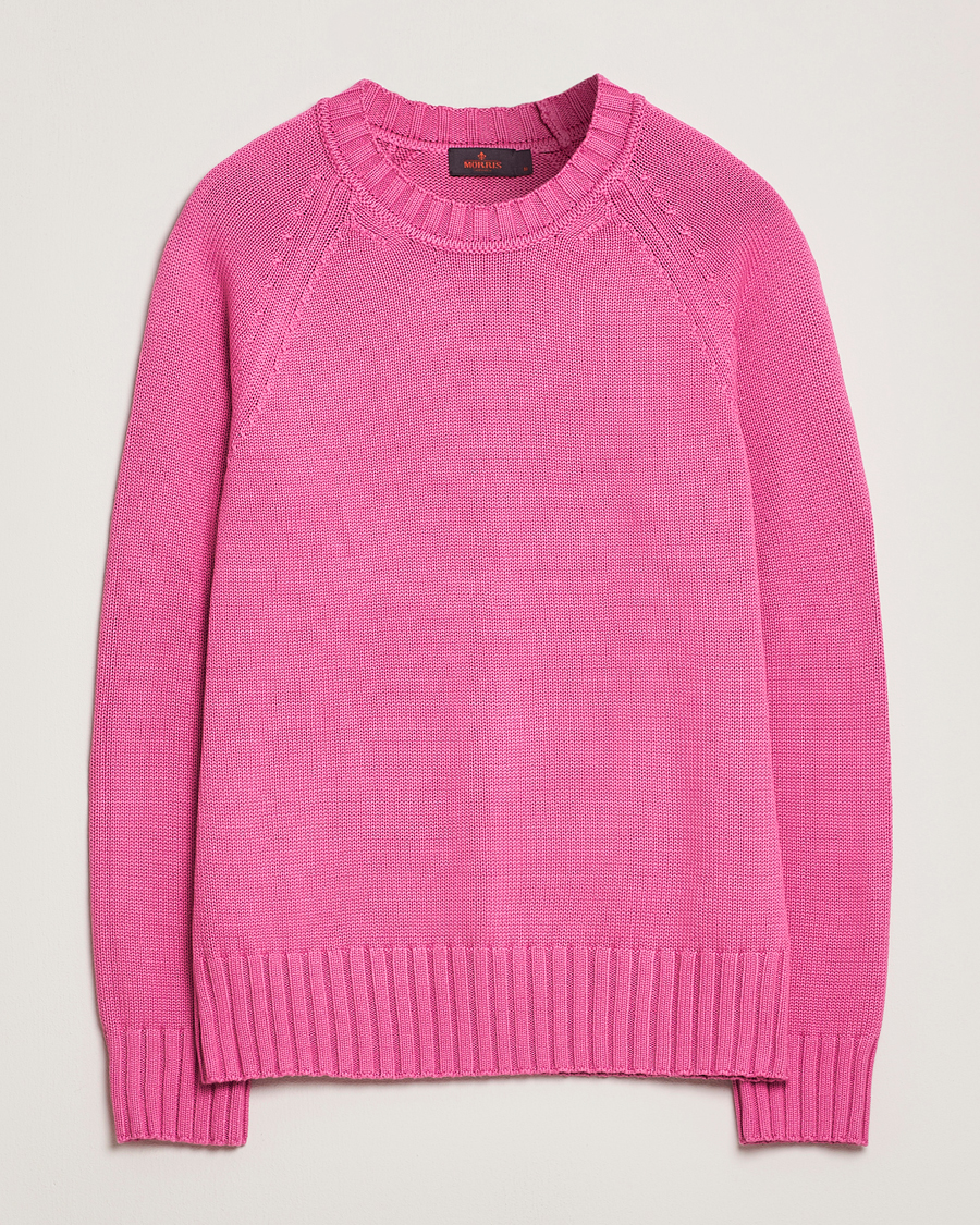 Men | Sweaters & Knitwear | Morris | Brooks Crew O-Neck Cerise