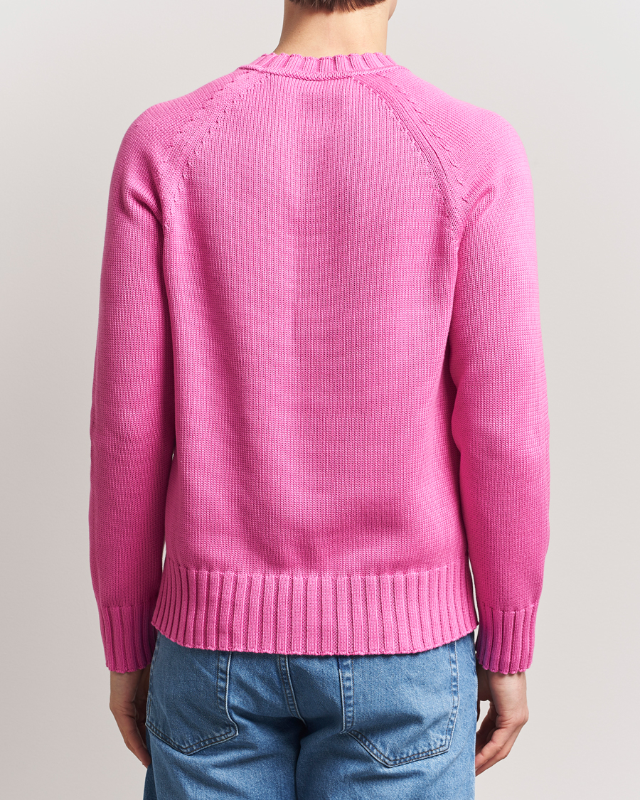 Men | Sweaters & Knitwear | Morris | Brooks Crew O-Neck Cerise