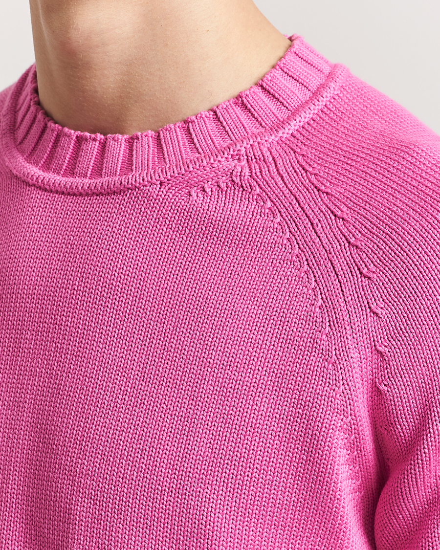 Men | Sweaters & Knitwear | Morris | Brooks Crew O-Neck Cerise
