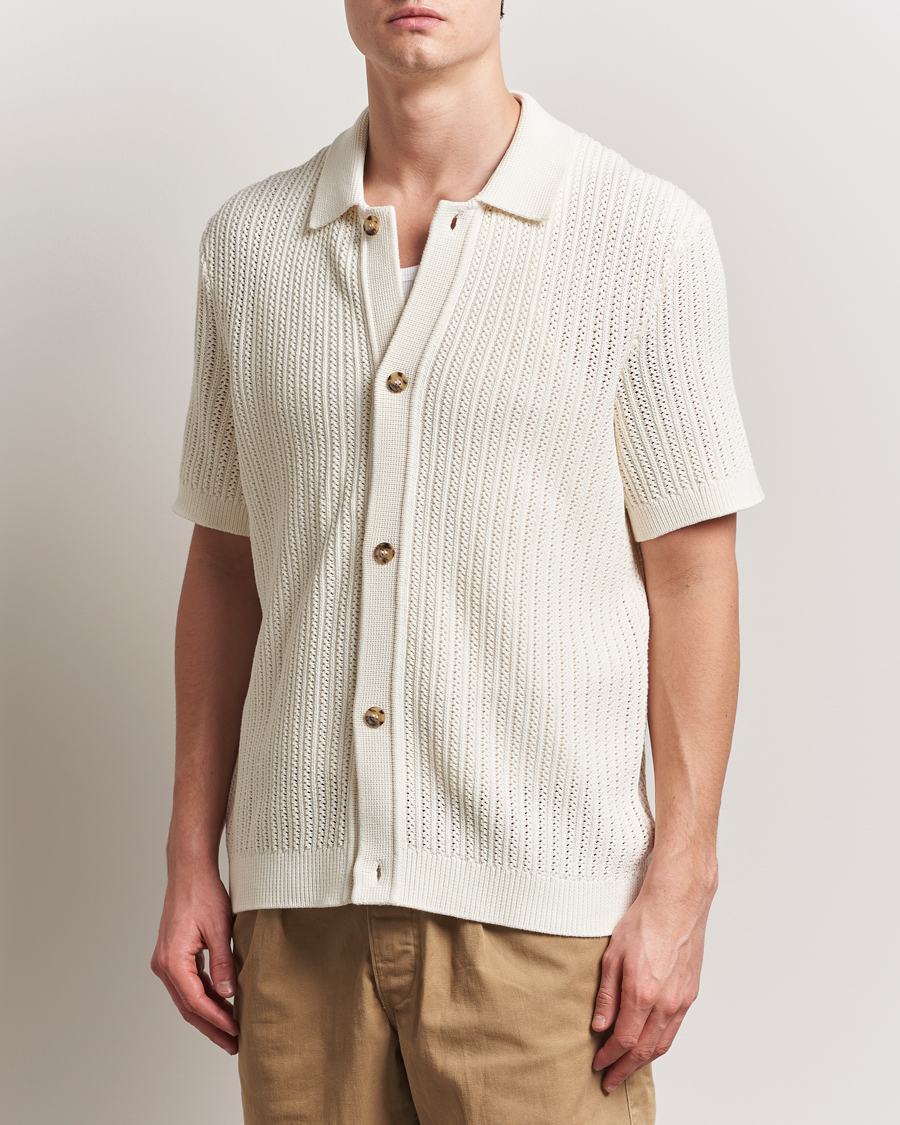 Men | Shirts | Morris | Connors Short Sleeve Shirt Off White