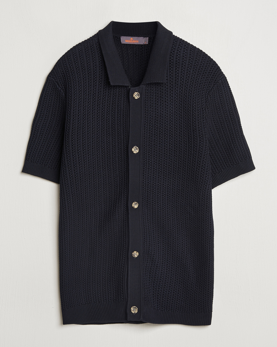Men | Shirts | Morris | Connors Short Sleeve Shirt Old Blue