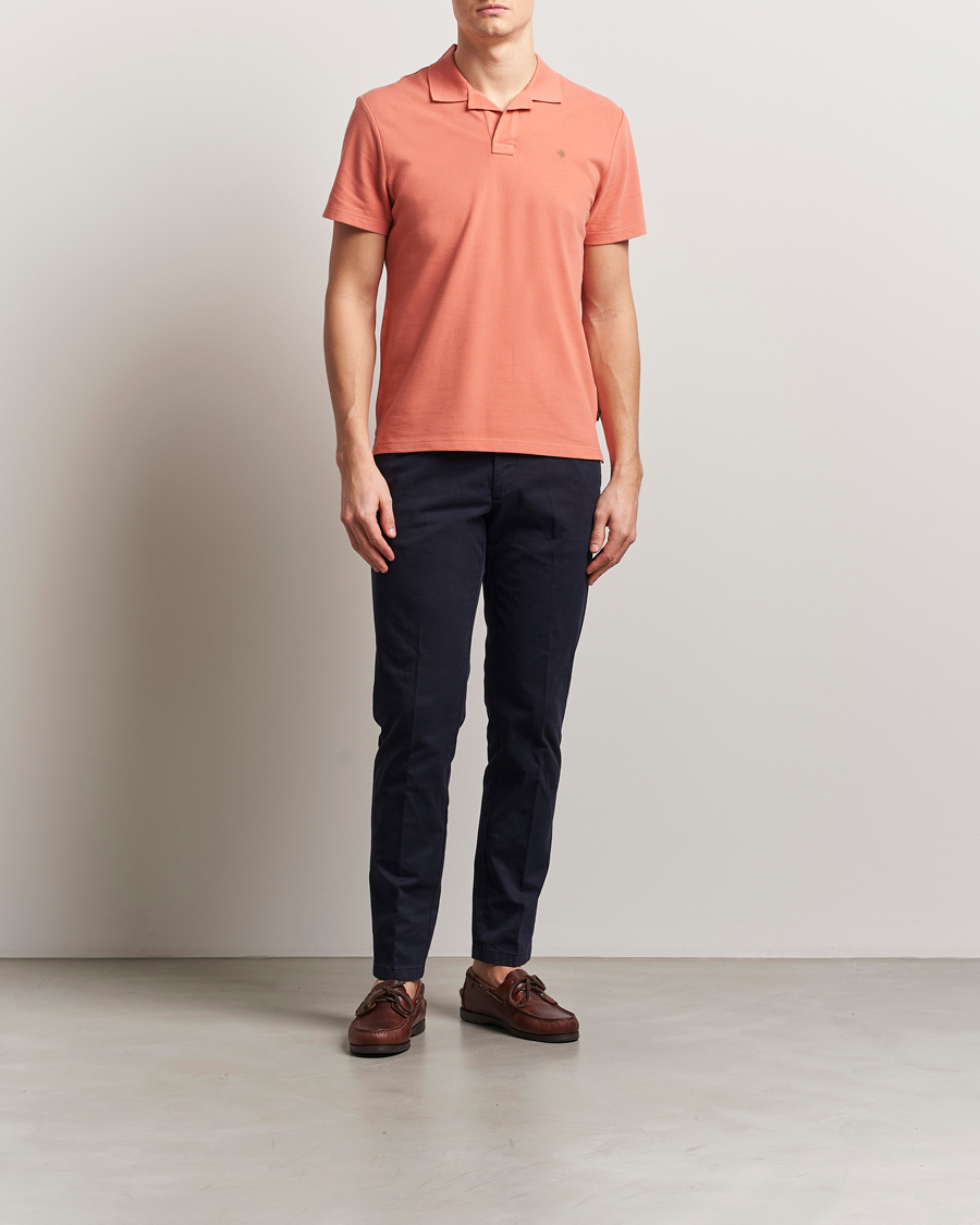 Men | Polo Shirts | Morris | Dylan Pique Shirt Orange