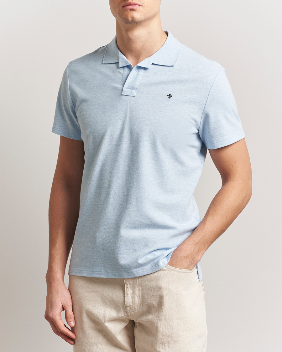 Men | Polo Shirts | Morris | Dylan Pique Shirt Light Blue