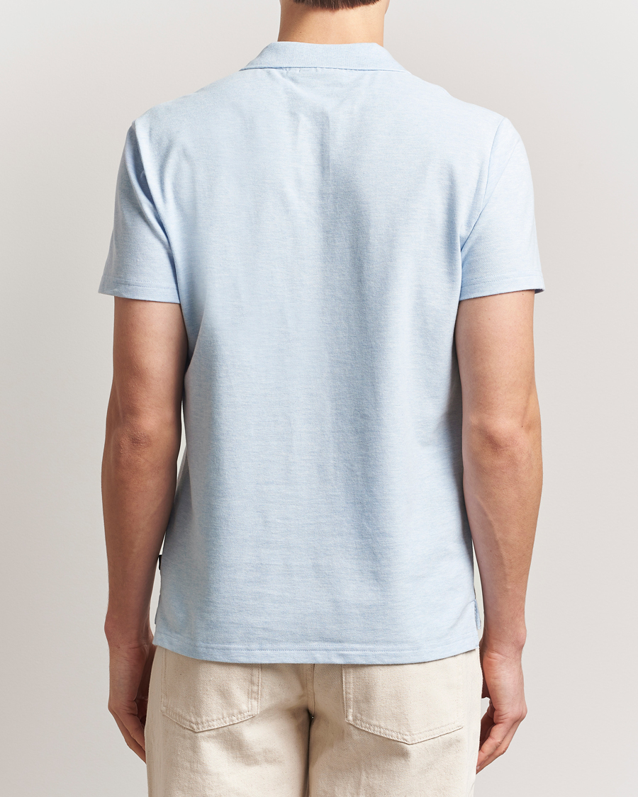 Men | Polo Shirts | Morris | Dylan Pique Shirt Light Blue