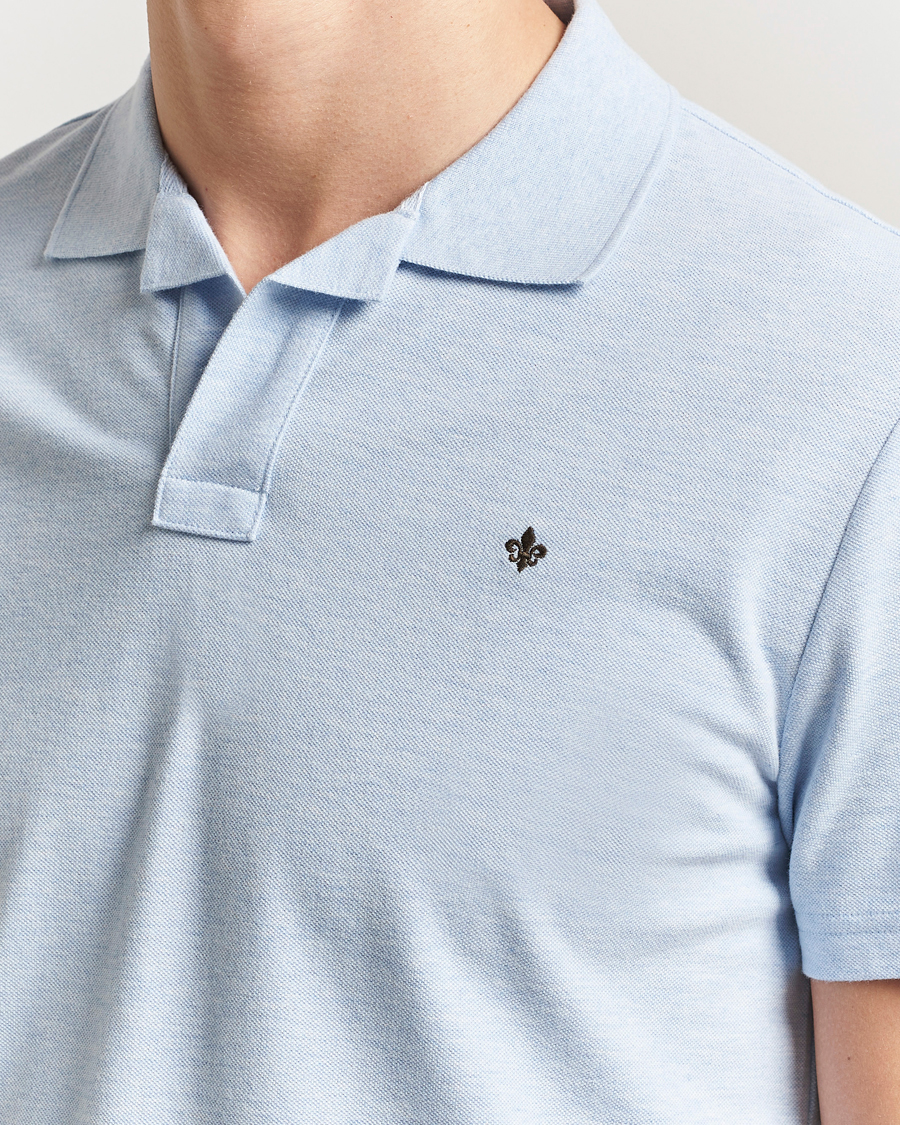 Men | Polo Shirts | Morris | Dylan Pique Shirt Light Blue