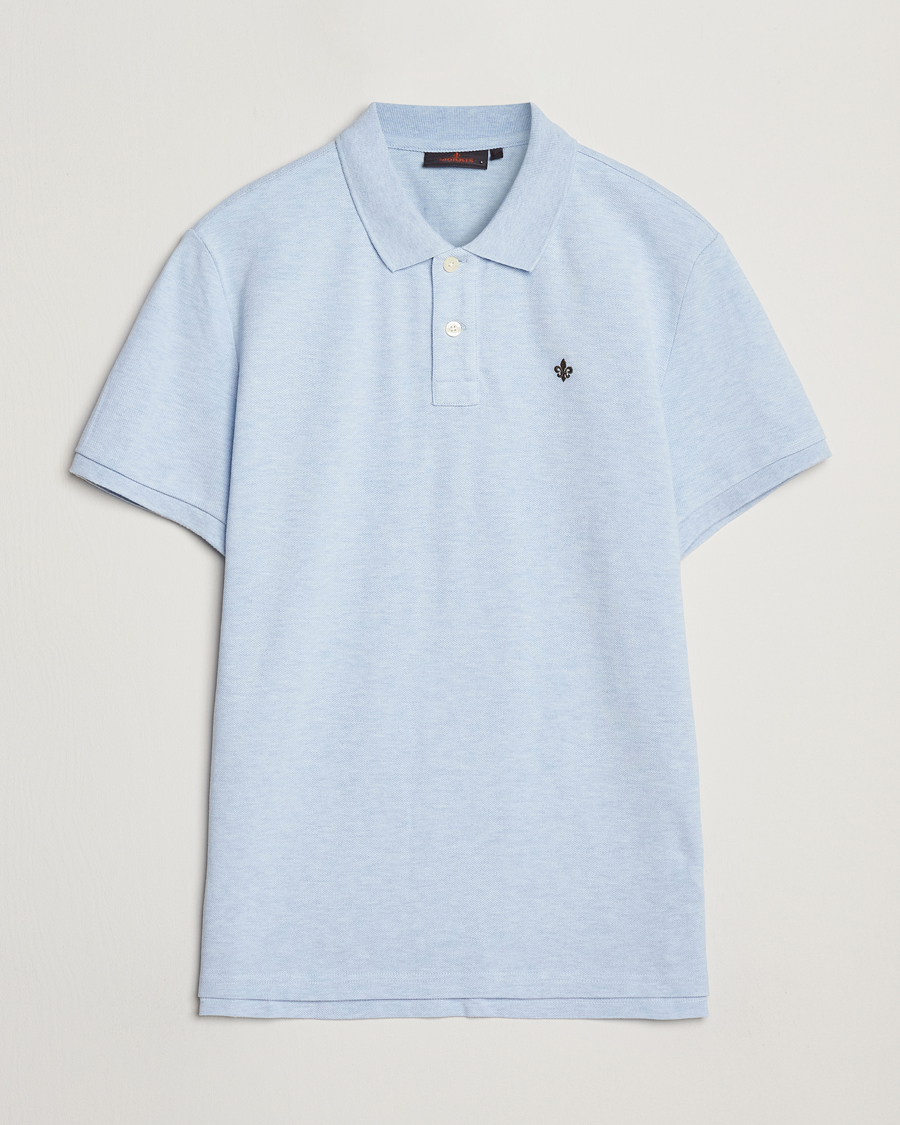 Men | Polo Shirts | Morris | New Pique Light Blue