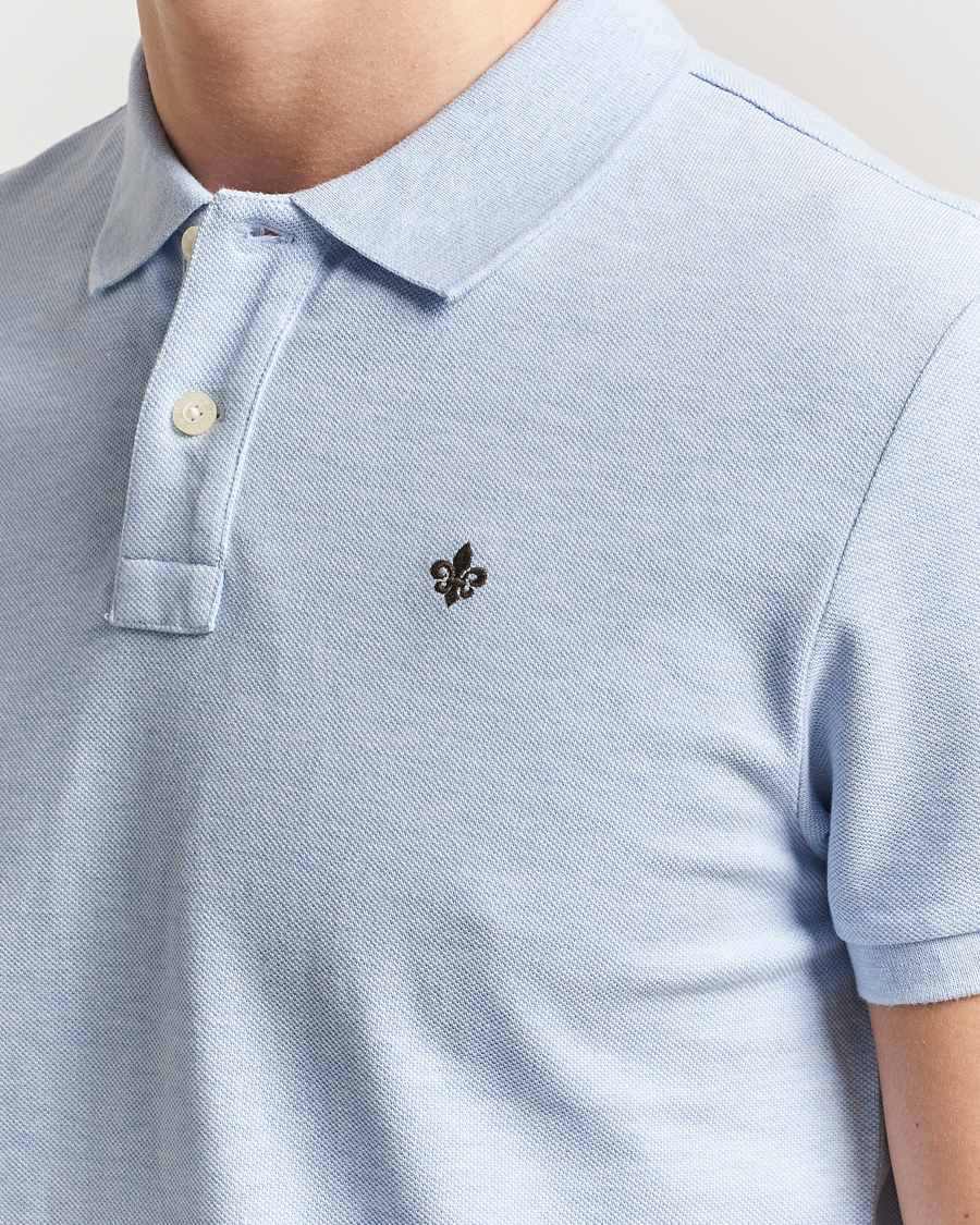 Men | Polo Shirts | Morris | New Pique Light Blue
