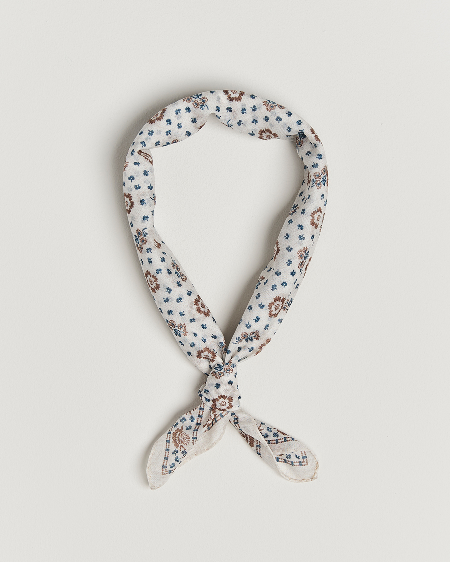 Men | Dress Scarves | Morris | Bandana Off White