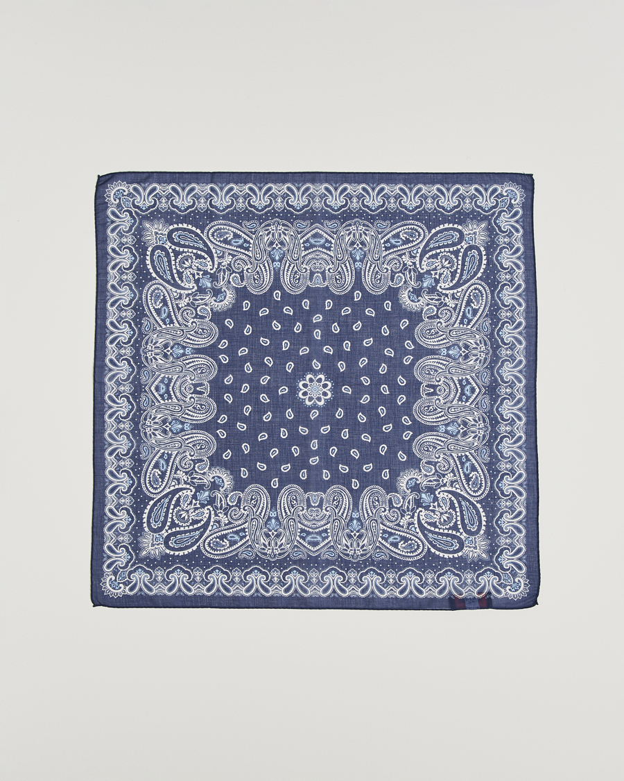Men | Dress Scarves | Morris | Bandana Navy