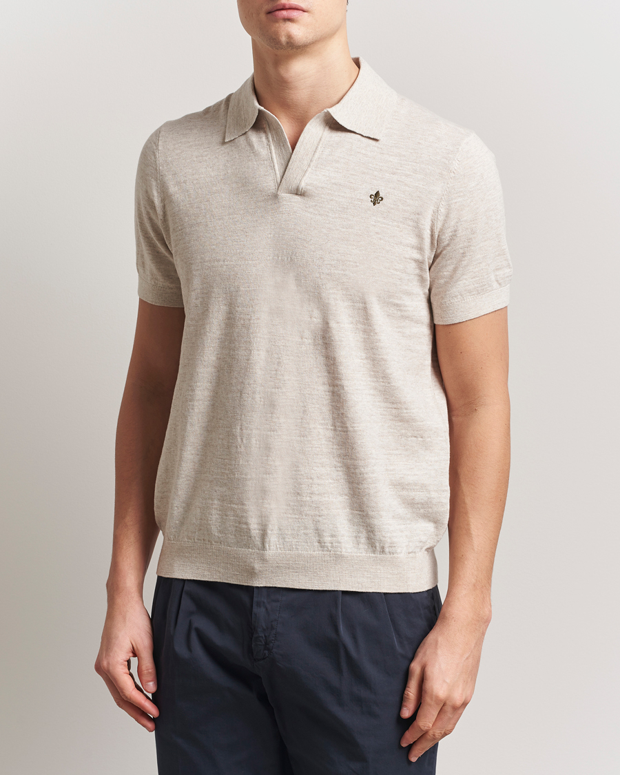 Men | Polo Shirts | Morris | Randall Cotton Resort Polo Khaki