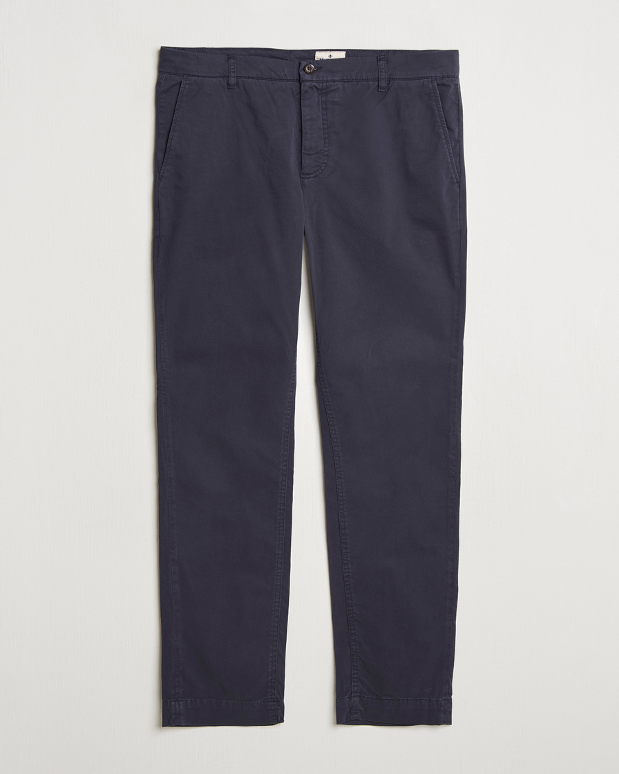 Men | Trousers | Morris | Jeffrey Summer Chino Dark Blue