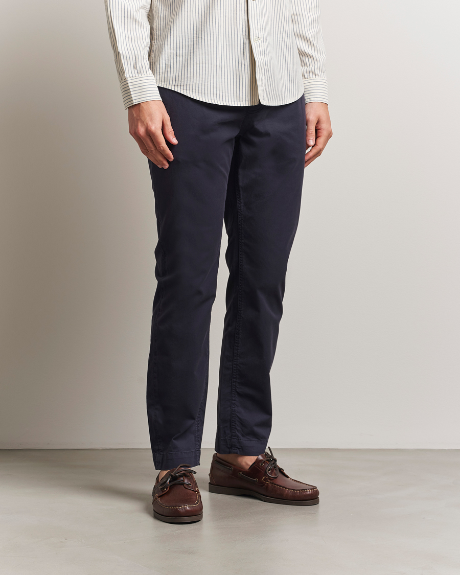 Men | Trousers | Morris | Jeffrey Summer Chino Dark Blue