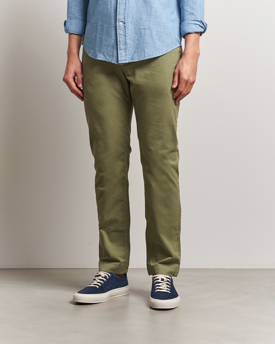 Men | Trousers | Morris | Jeffrey Summer Chino Olive