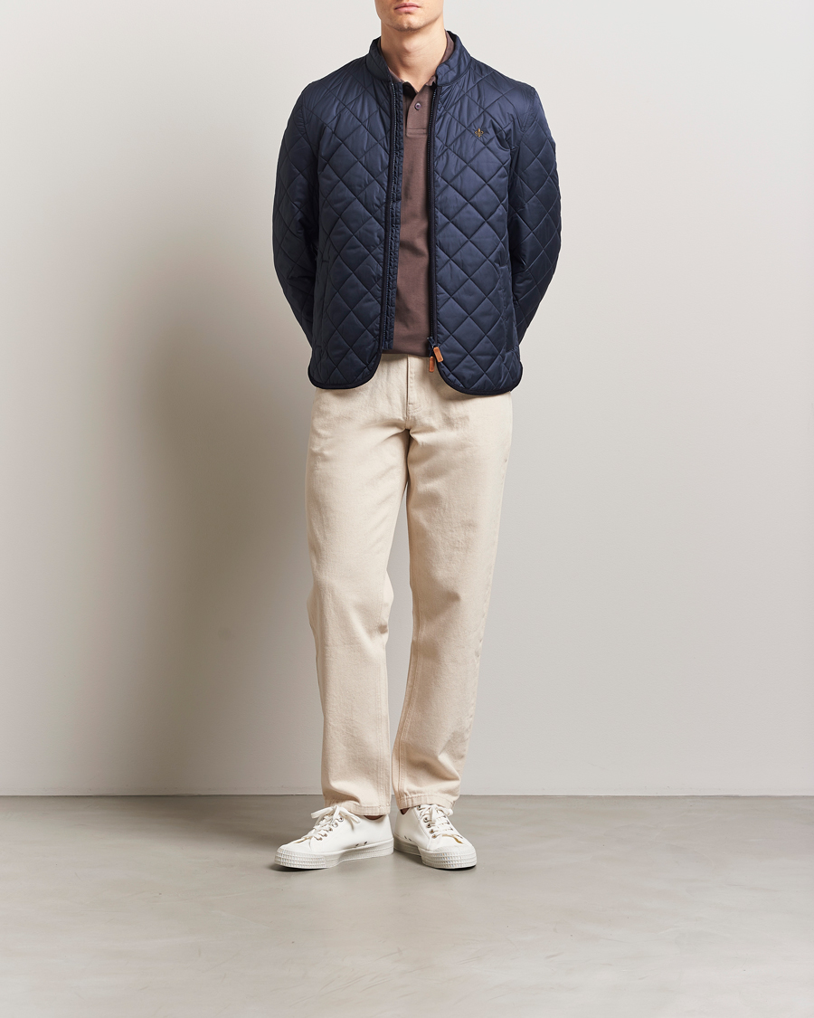 Men | Coats & Jackets | Morris | Teddy Quilted Jacket Navy
