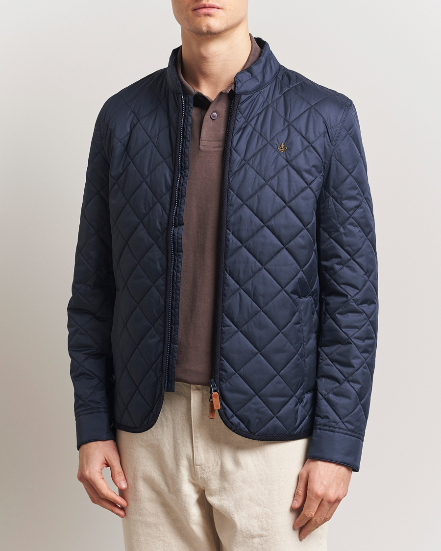 Men | Coats & Jackets | Morris | Teddy Quilted Jacket Navy