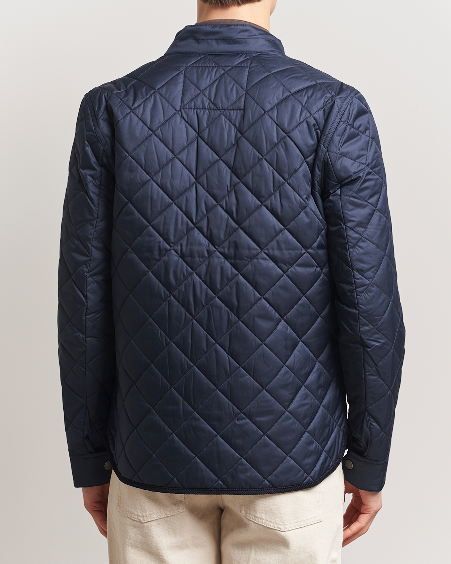 Men | Coats & Jackets | Morris | Teddy Quilted Jacket Navy