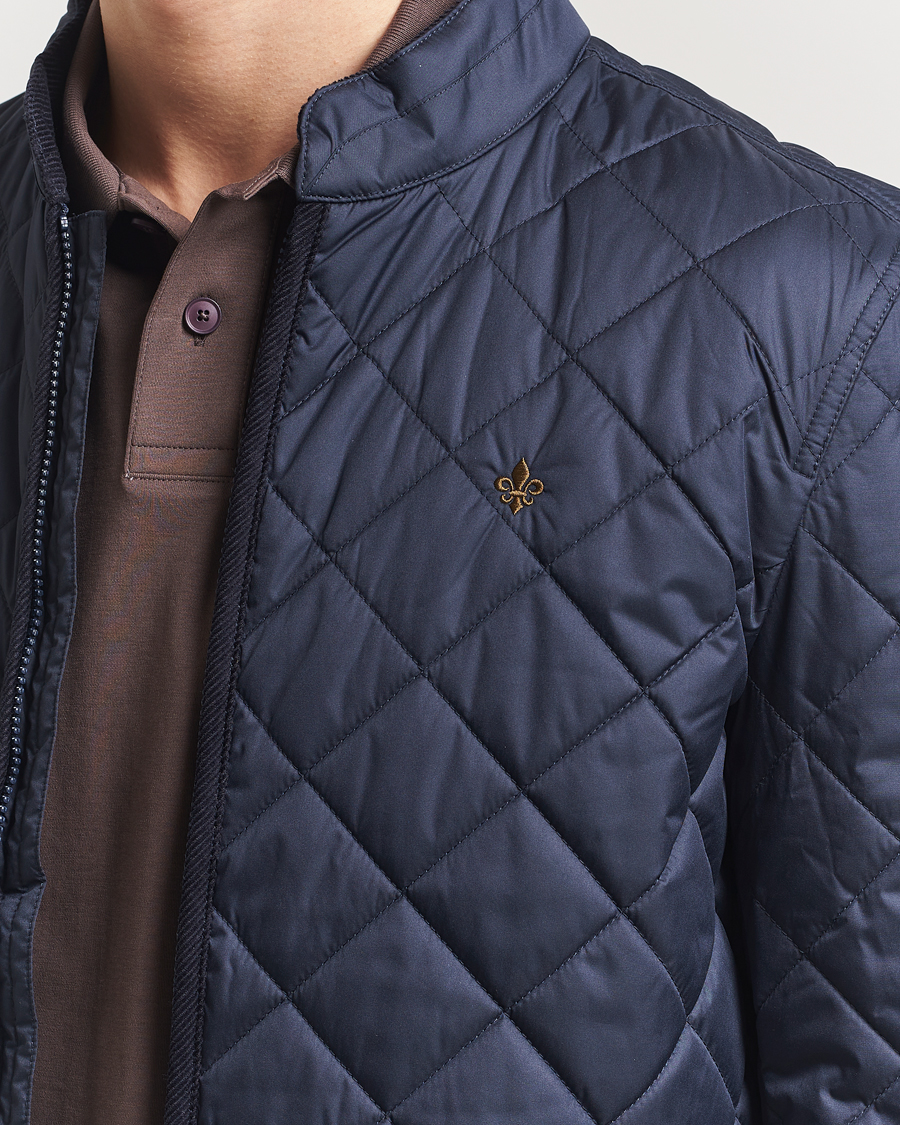Men | Coats & Jackets | Morris | Teddy Quilted Jacket Navy