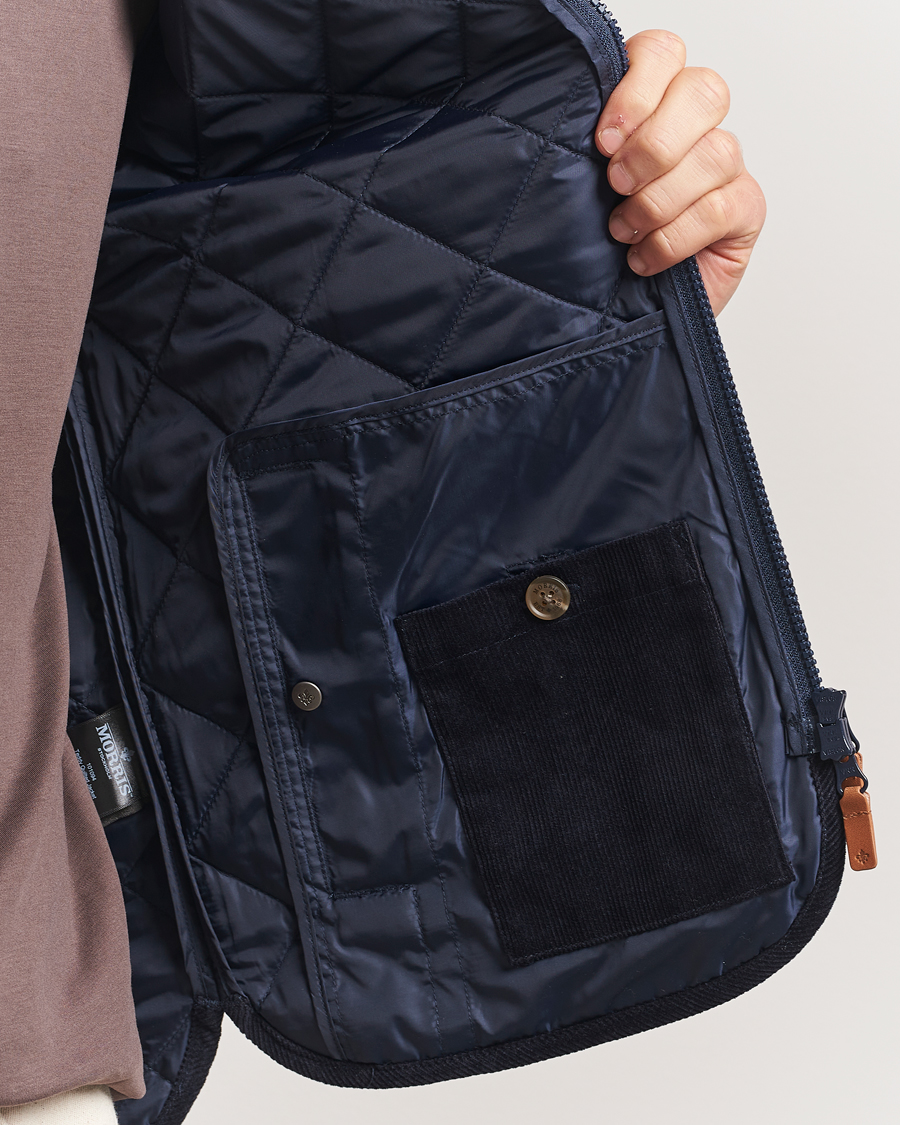 Men | Coats & Jackets | Morris | Teddy Quilted Jacket Navy