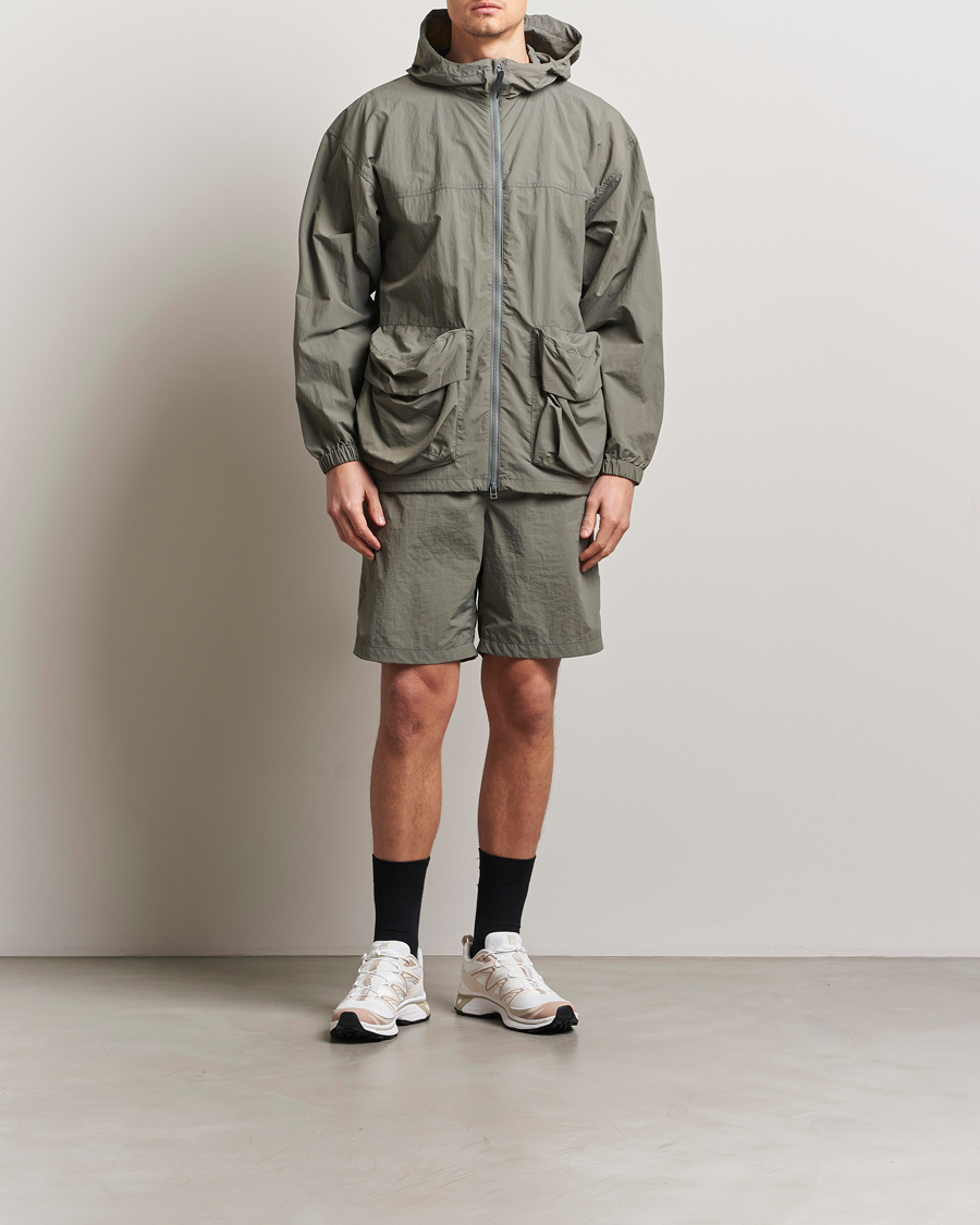 Men | Shorts | Snow Peak | Nylon Tussah Shorts Light Olive