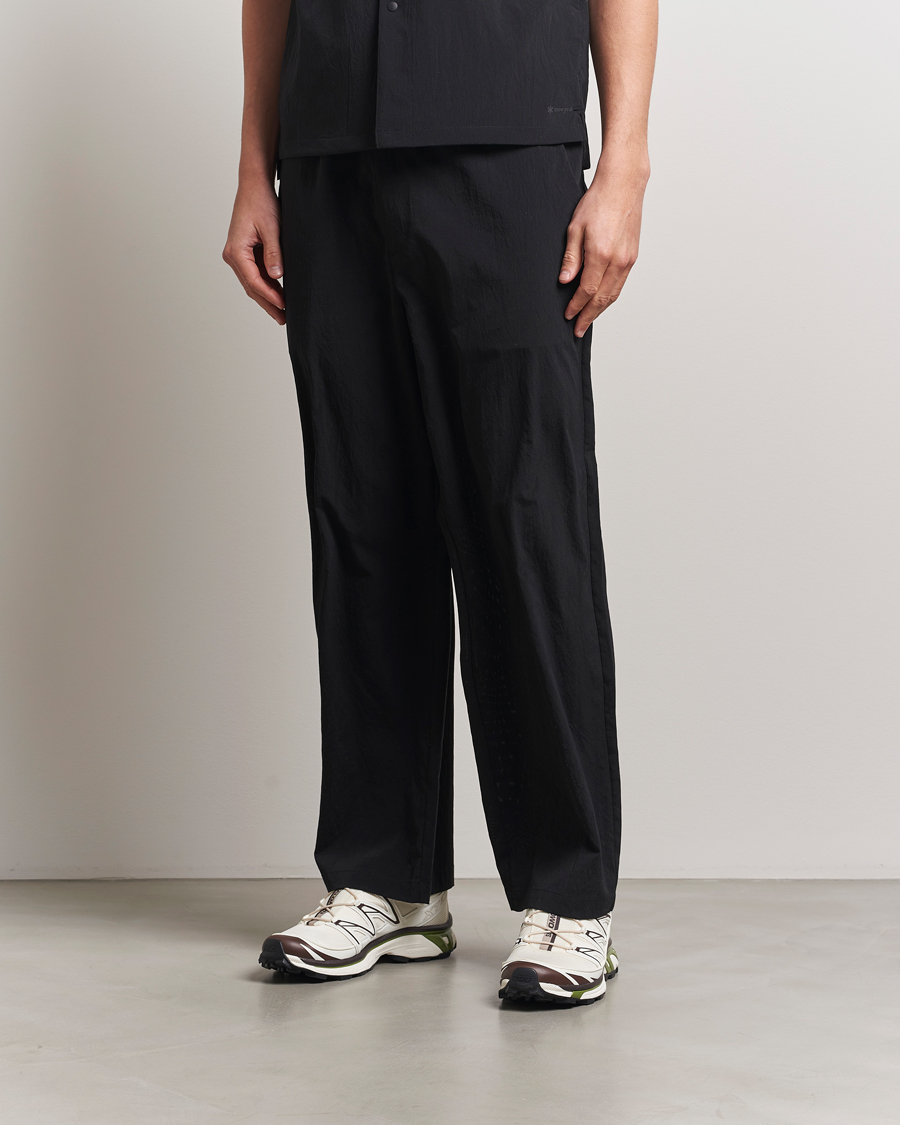 Men | Trousers | Snow Peak | Quick Dry Active Pants Black