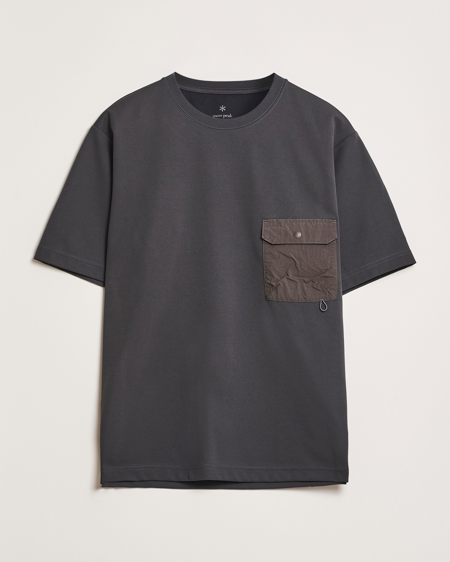 Men | T-Shirts | Snow Peak | Insect Shield T-Shirt Charcoal