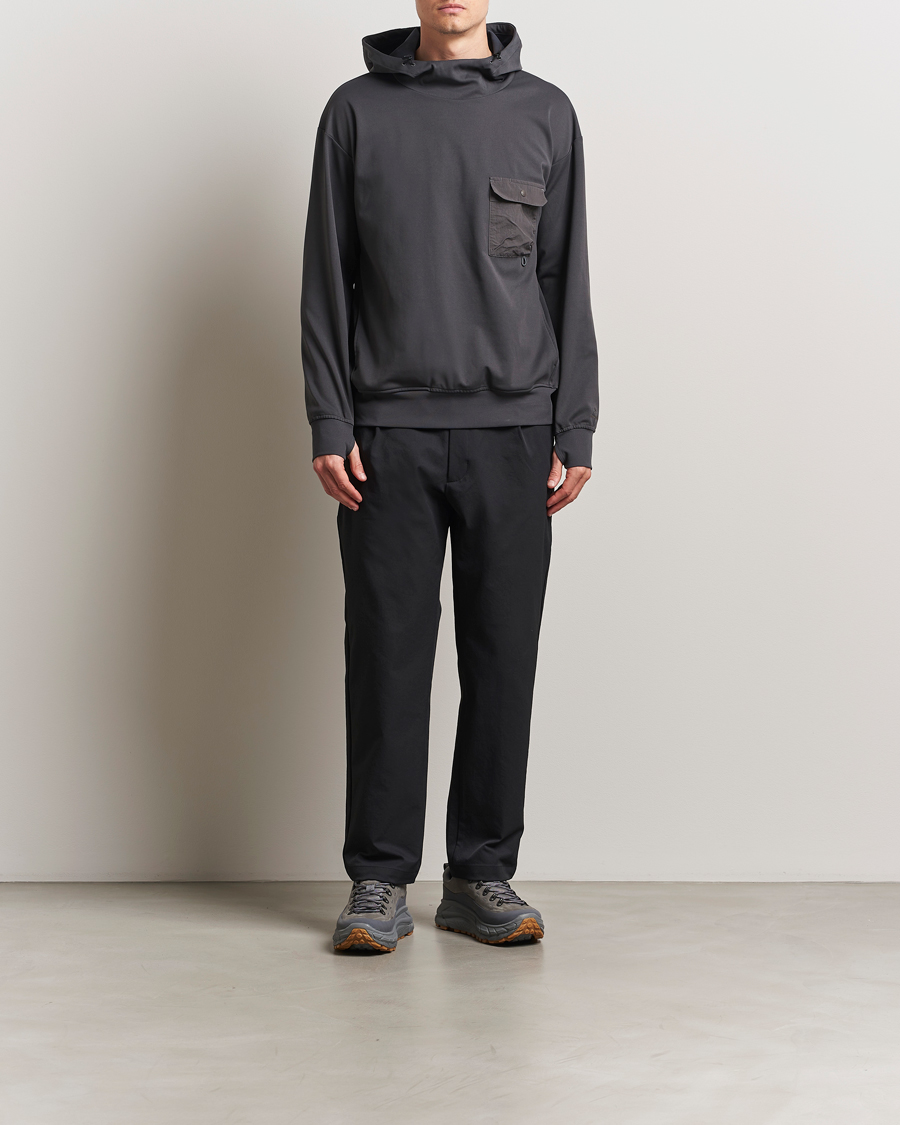 Men | Sweaters & Knitwear | Snow Peak | Insect Shield Hoodie Charcoal