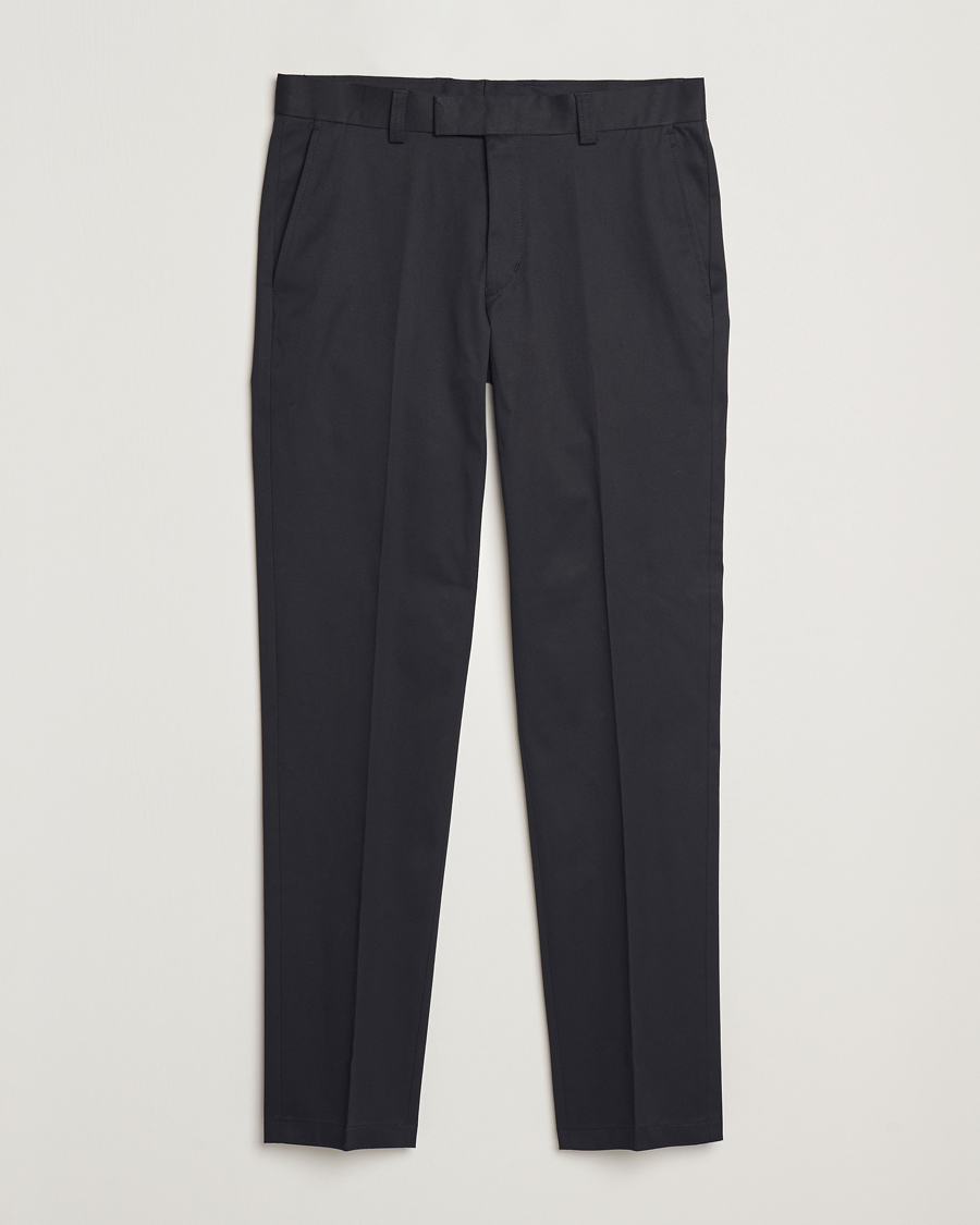 Men | Trousers | Tiger of Sweden | Tenuta Cotton Chinos Black