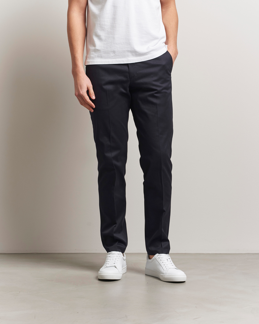 Men | Trousers | Tiger of Sweden | Tenuta Cotton Chinos Light Ink