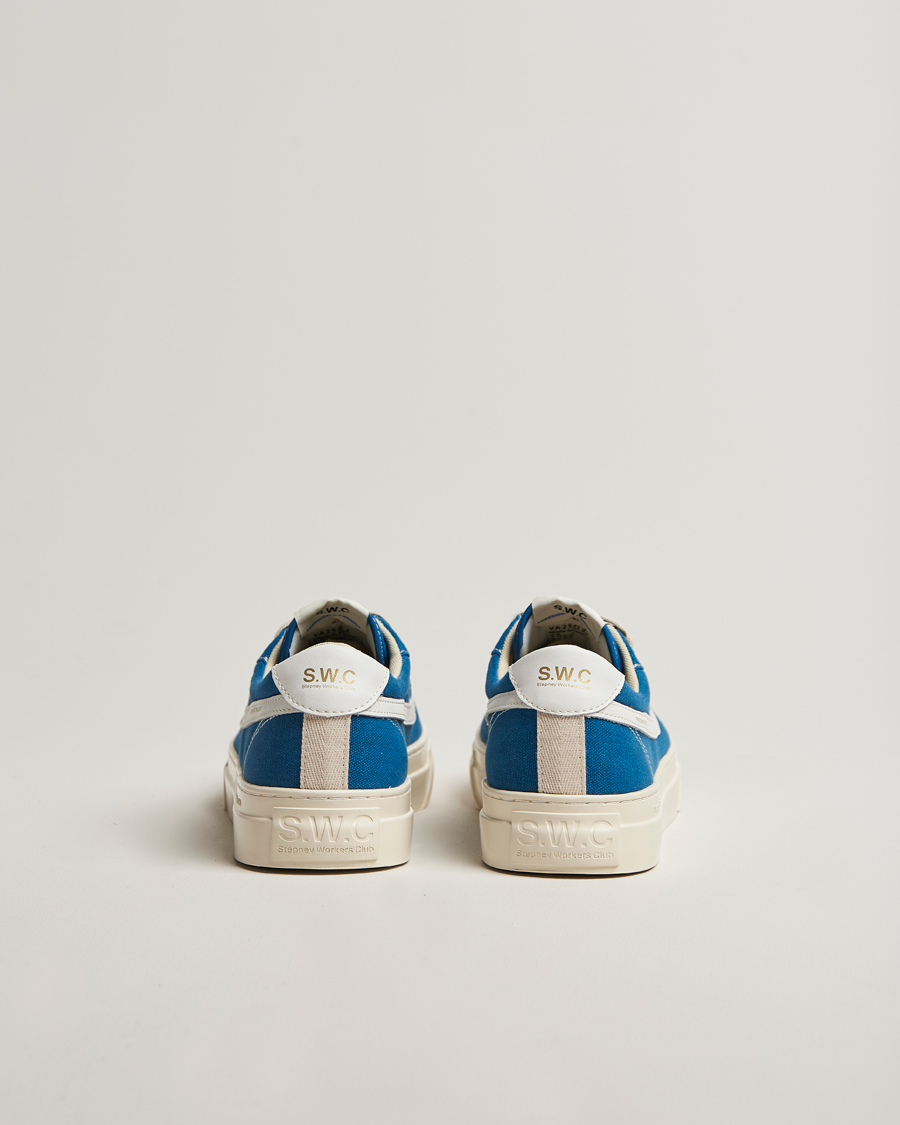 Men | Sneakers | Stepney Workers Club | Dellow S-Strike Cupsole Canvas Sneaker Sea Blue