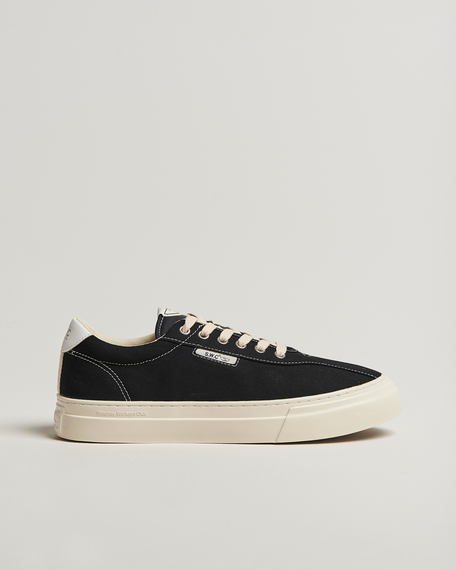 Men | Sneakers | Stepney Workers Club | Dellow 02 Cupsole Canvas Sneaker Black