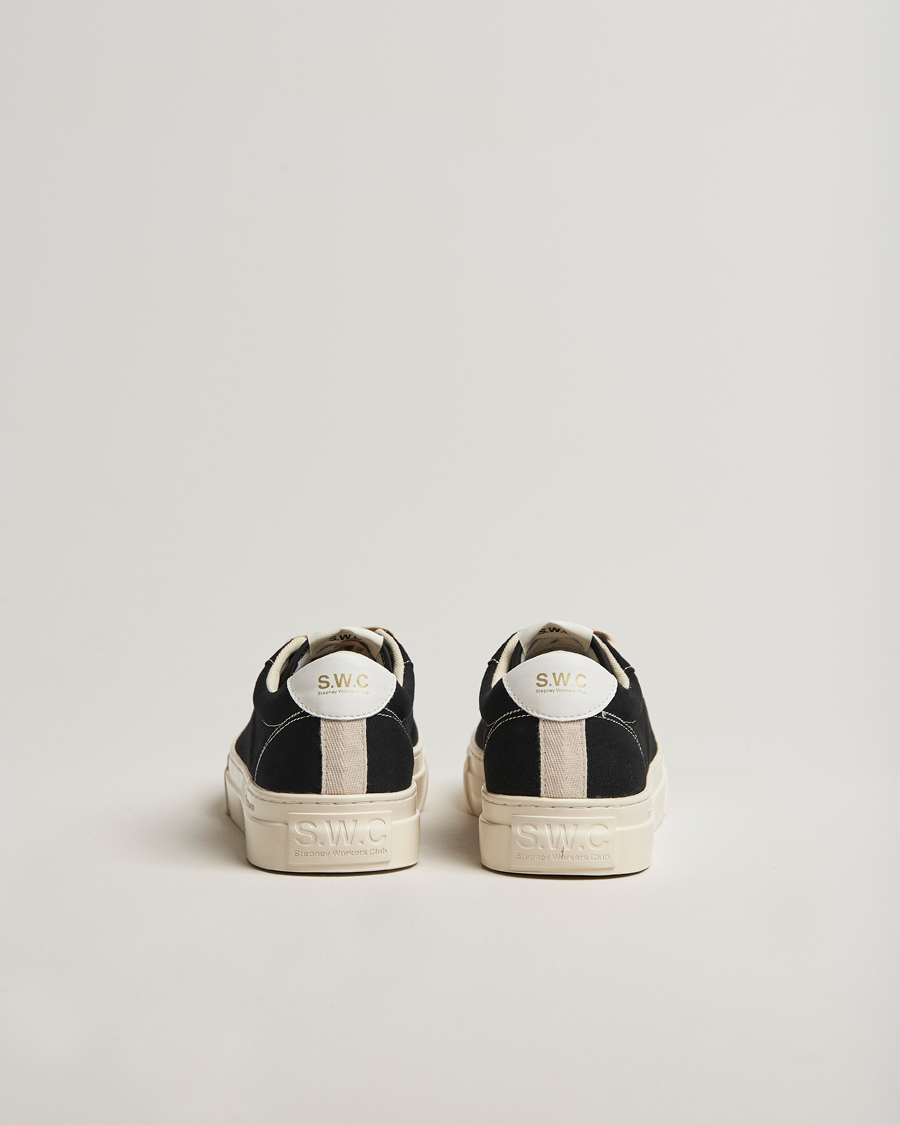 Men | Sneakers | Stepney Workers Club | Dellow 02 Cupsole Canvas Sneaker Black