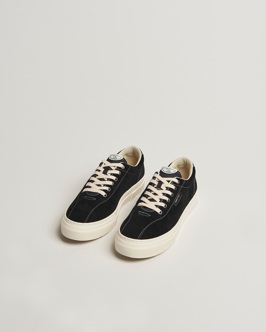 Men | Sneakers | Stepney Workers Club | Dellow 02 Cupsole Suede Sneaker Black