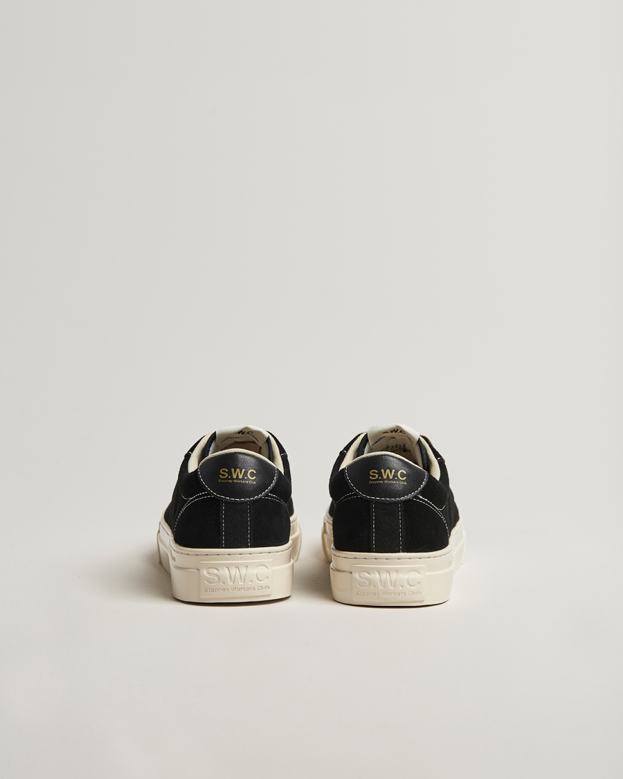 Men | Sneakers | Stepney Workers Club | Dellow 02 Cupsole Suede Sneaker Black