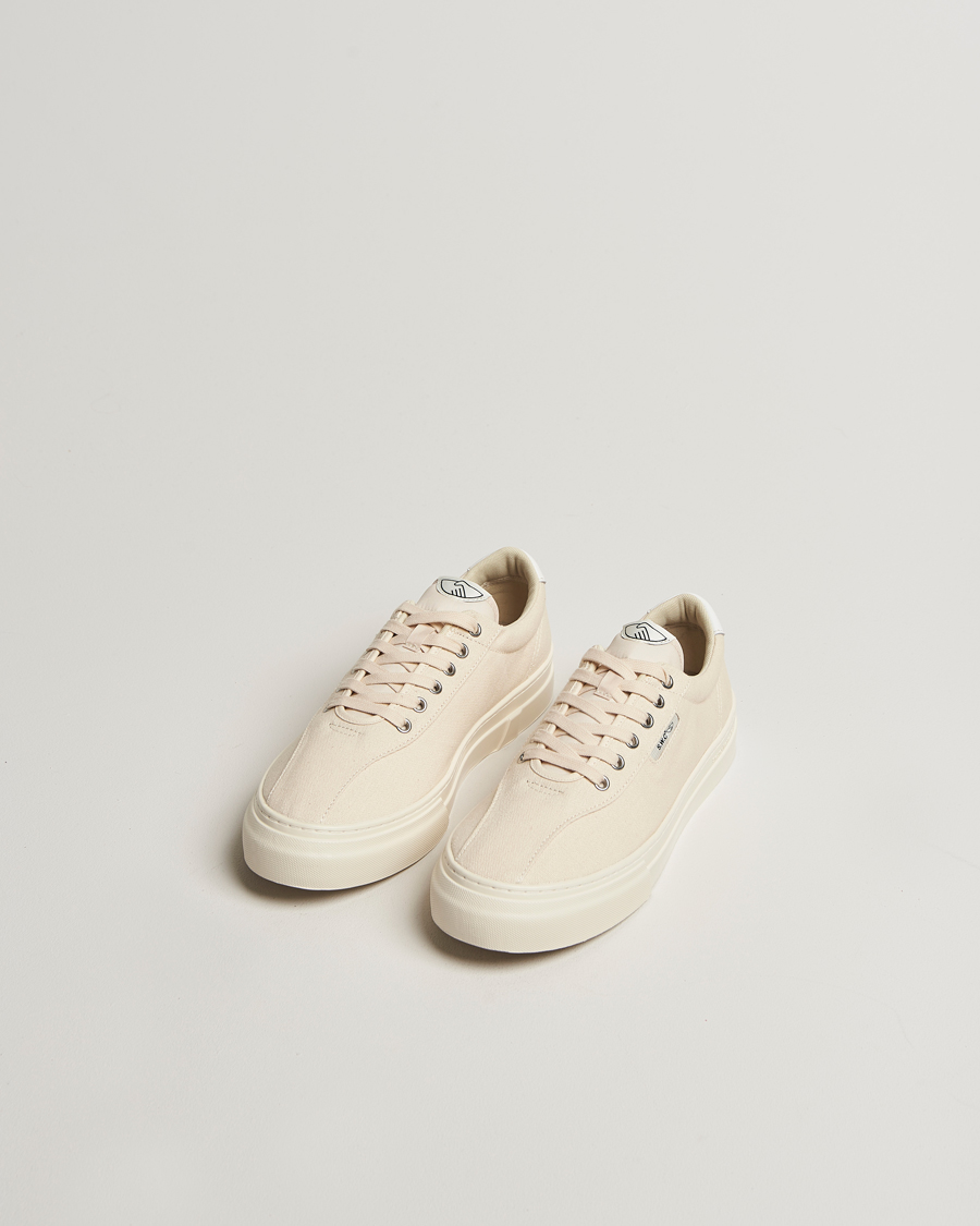 Men | Sneakers | Stepney Workers Club | Dellow 02 Cupsole Canvas Sneaker Ecru Raw