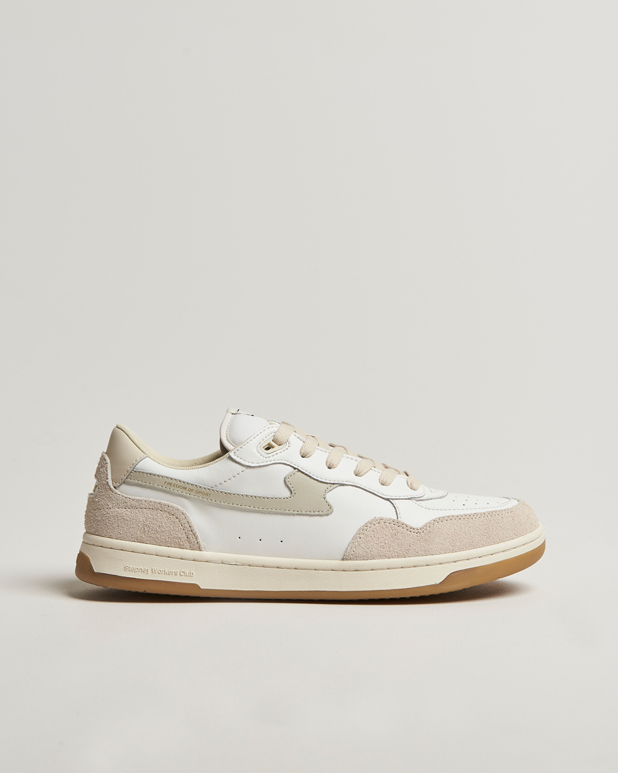 Men | Sneakers | Stepney Workers Club | Pro Cup 01 S-Strike Leather Sneaker Spring White