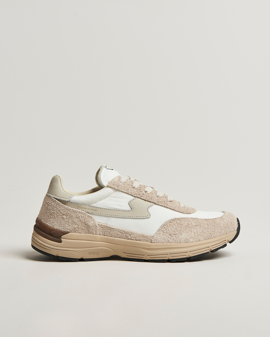 Men | Sneakers | Stepney Workers Club | Osier S-Strike Suede Mix Runner Sneaker Spring White