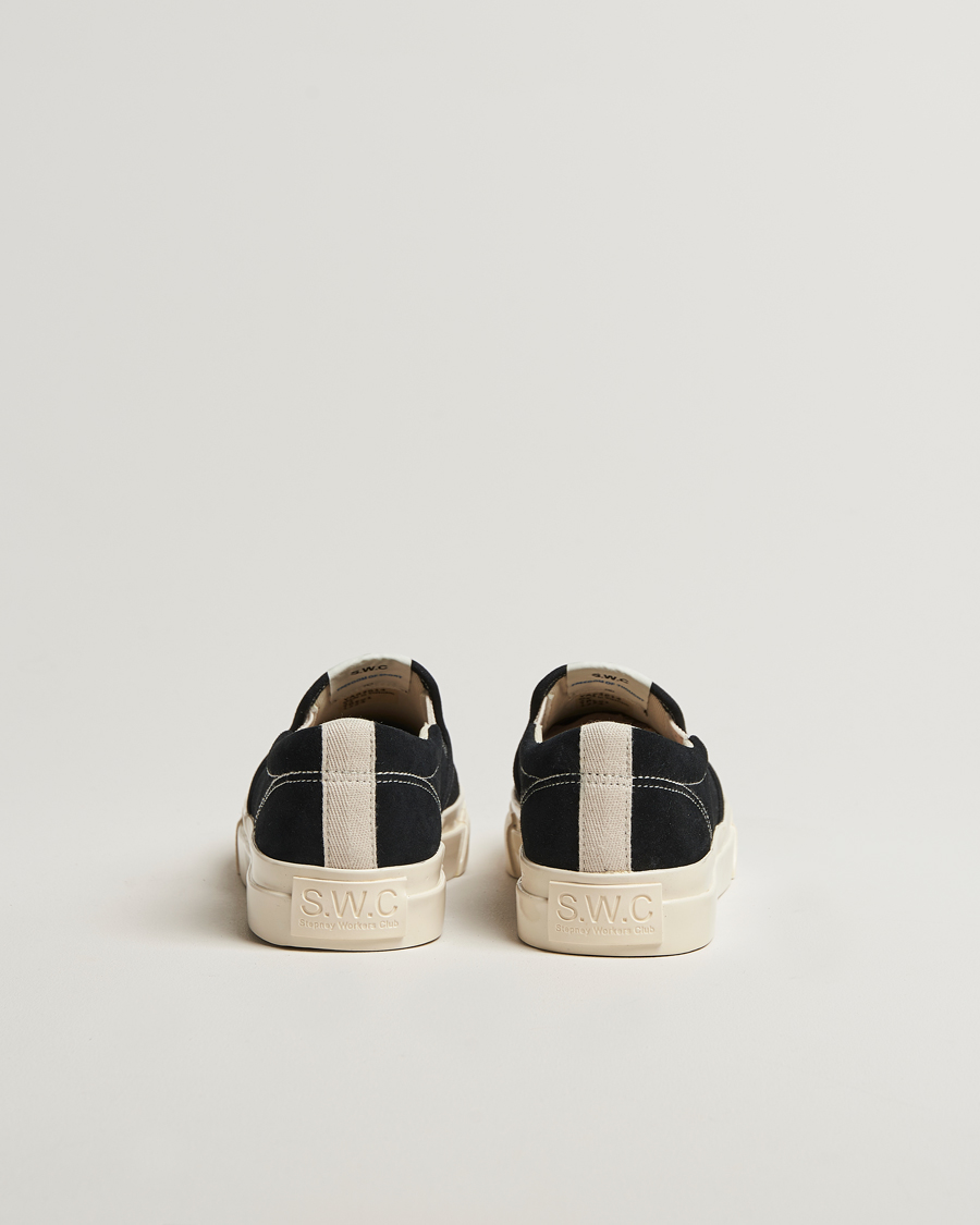 Men | Sneakers | Stepney Workers Club | Lister Suede Slip-On Sneaker Black