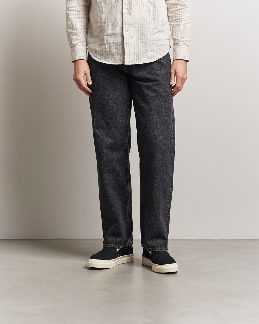 Men | Sneakers | Stepney Workers Club | Lister Suede Slip-On Sneaker Black