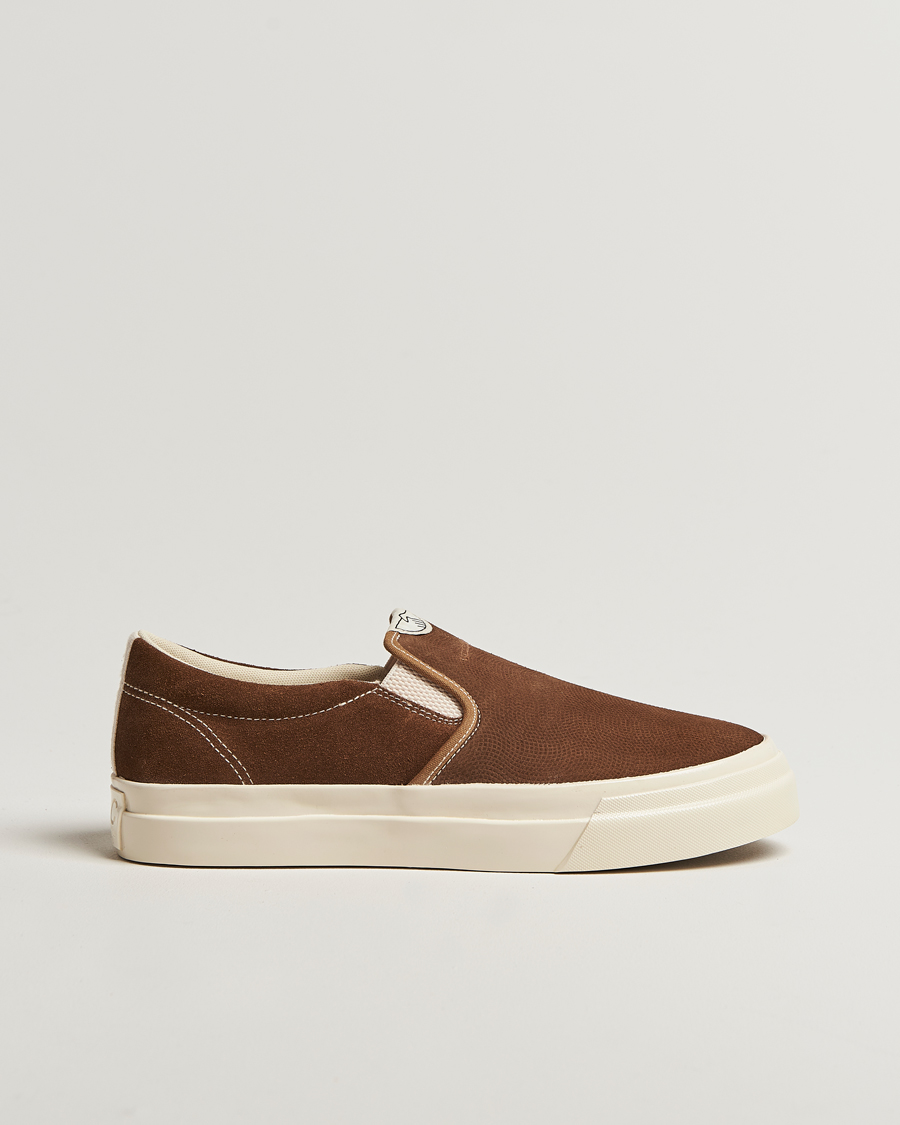 Men | Sneakers | Stepney Workers Club | Lister Suede Slip-On Sneaker Brown