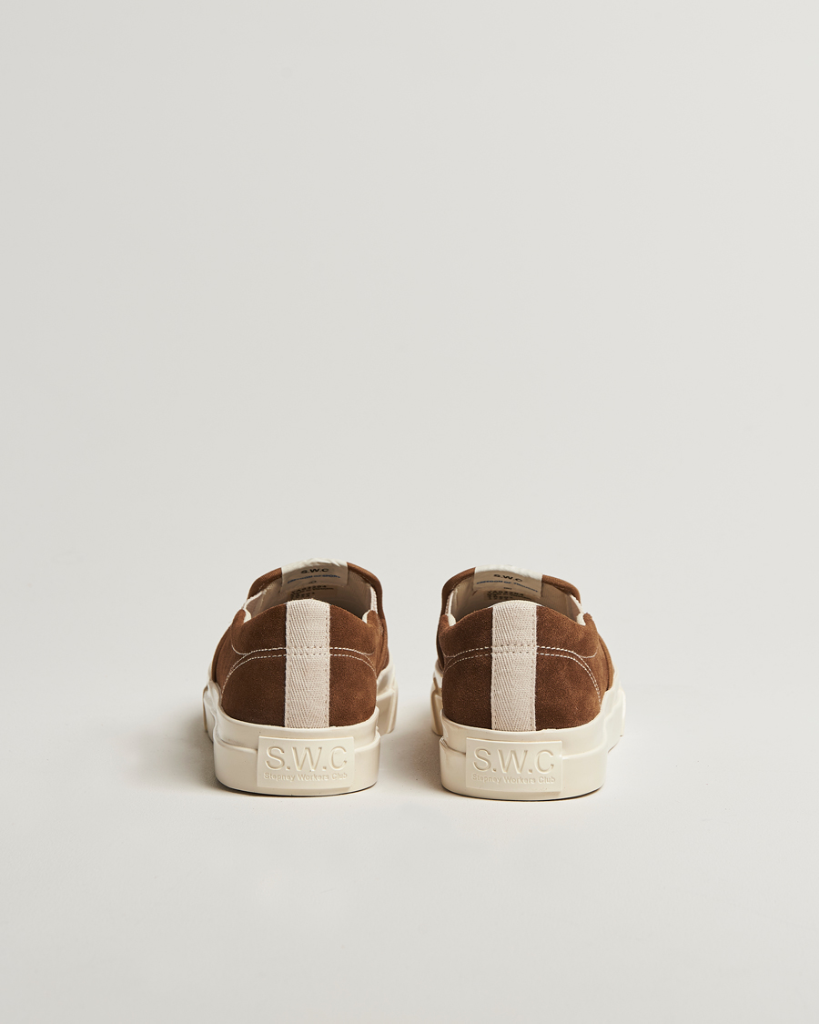 Men | Sneakers | Stepney Workers Club | Lister Suede Slip-On Sneaker Brown