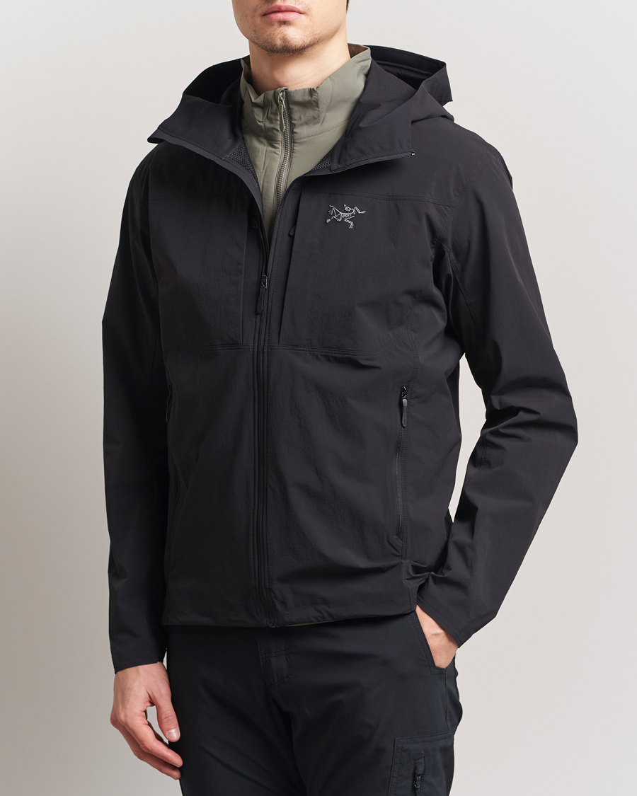 Men | Coats & Jackets | Arc'teryx | Gamma Lightweight Softshell Hooded Jacket Black