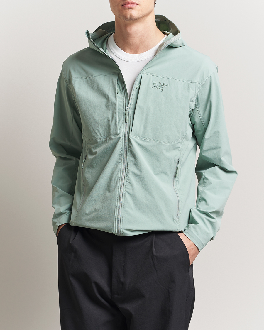 Men | Coats & Jackets | Arc'teryx | Gamma Lightweight Softshell Hooded Jacket Stone Green