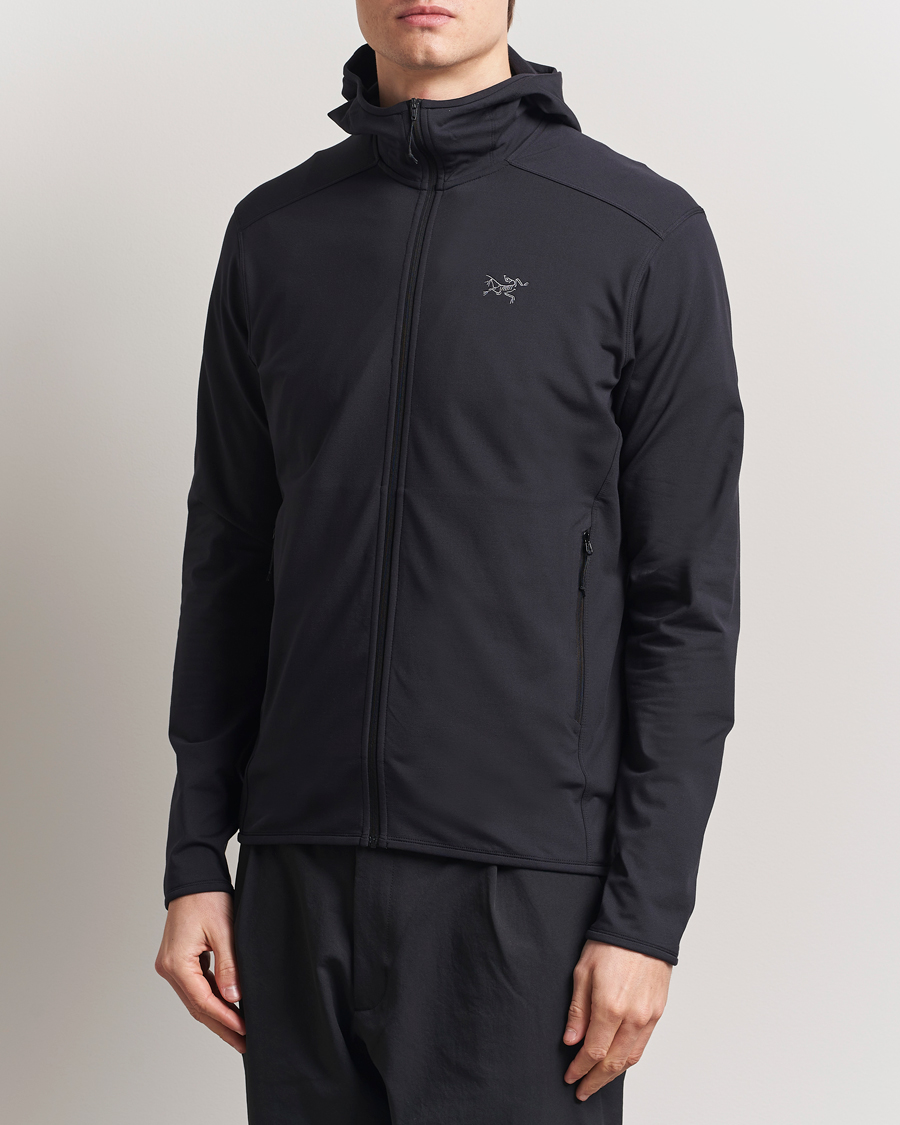 Men | Sweaters & Knitwear | Arc'teryx | Kyanite Lightweight Full Zip Hoodie Black