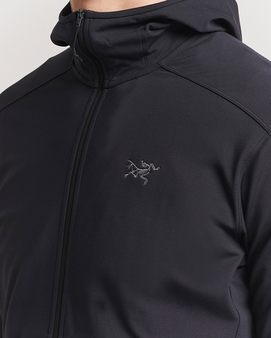 Men | Sweaters & Knitwear | Arc'teryx | Kyanite Lightweight Full Zip Hoodie Black