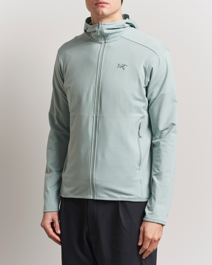 Men | Sweaters & Knitwear | Arc'teryx | Kyanite Lightweight Full Zip Hoodie Stone Green