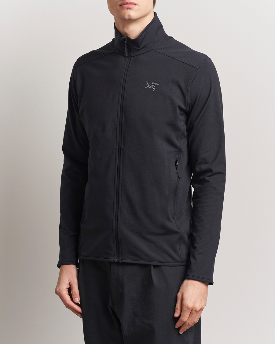 Men | Sweaters & Knitwear | Arc'teryx | Kyanite Lightweight Full Zip Black