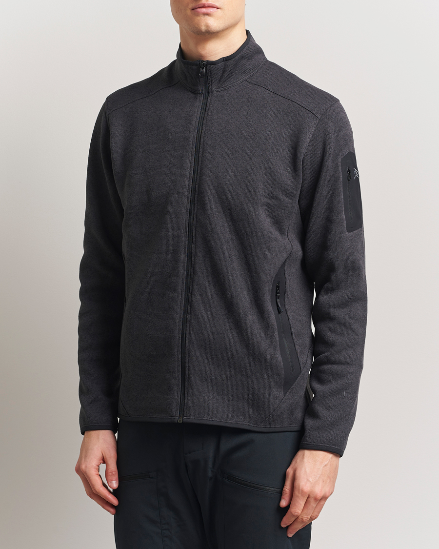 Men | Sweaters & Knitwear | Arc'teryx | Covert Full Zip Black Heather